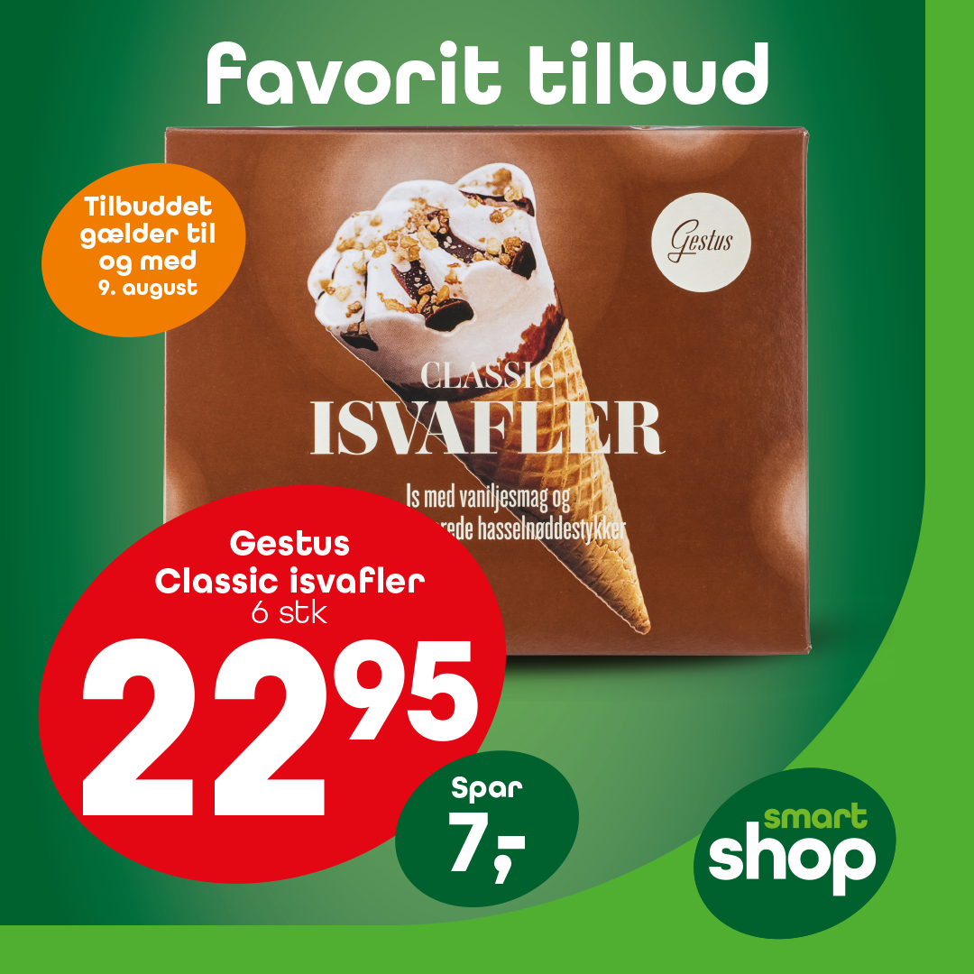 Gestus Classic isvafler 6 stk — 22,95