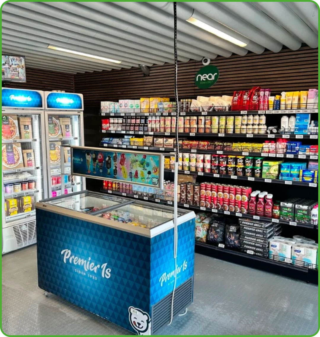 Smart Shop 24-7 indvendigt